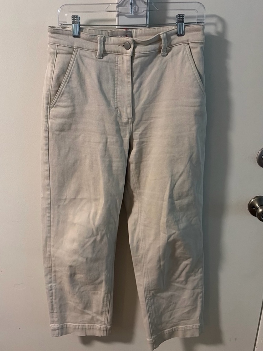 Everlane Cream Colored Jeans